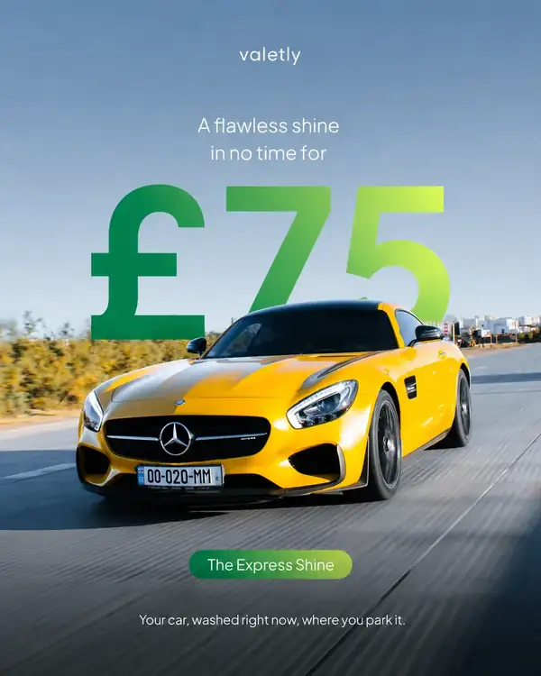 The Express Shine — exterior car wash from £75